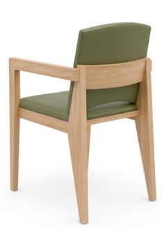 Fauteuil rembourrée 4 pieds Soline